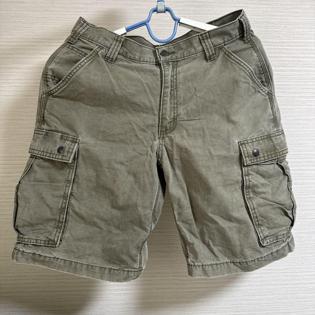 Carhartt カーゴショートパンツ 34サイズ オリーブグリーン