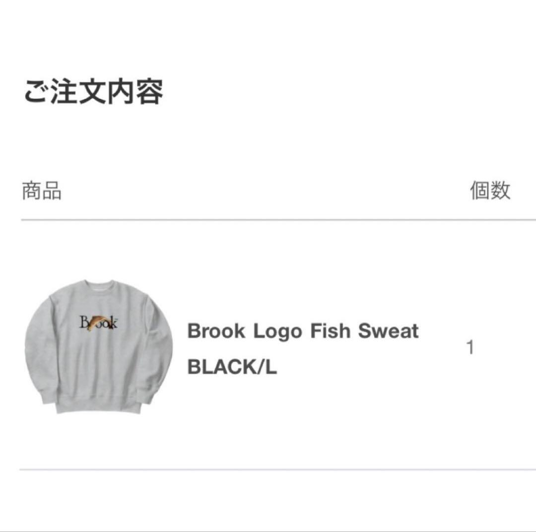 Brook スウェット Lサイズ