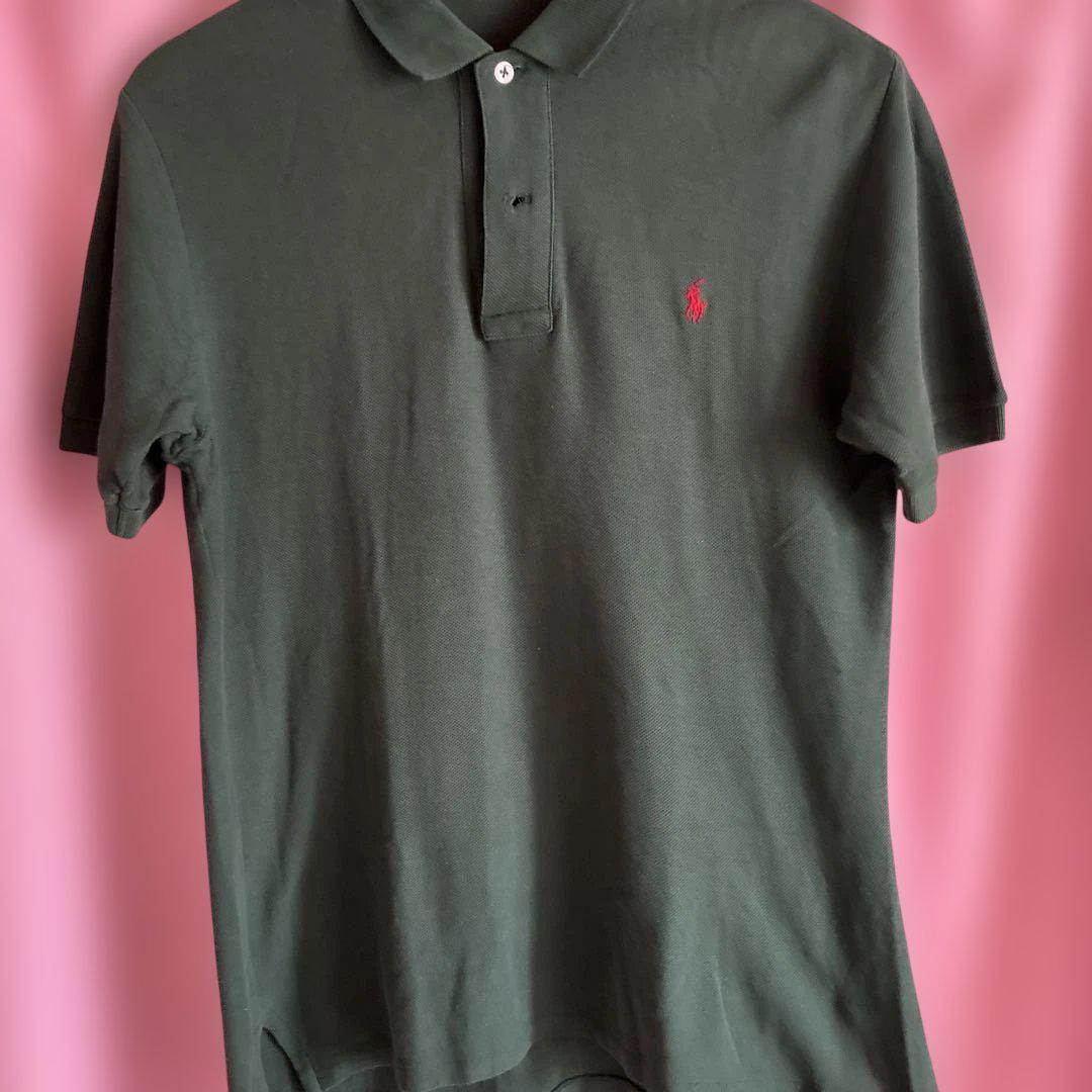 新品★POLO RALPH LAUREN M ダークグリーン ポロシャツ M Polo by Ralph Lauren ダークグリーン ポロシャツ Mメンズ