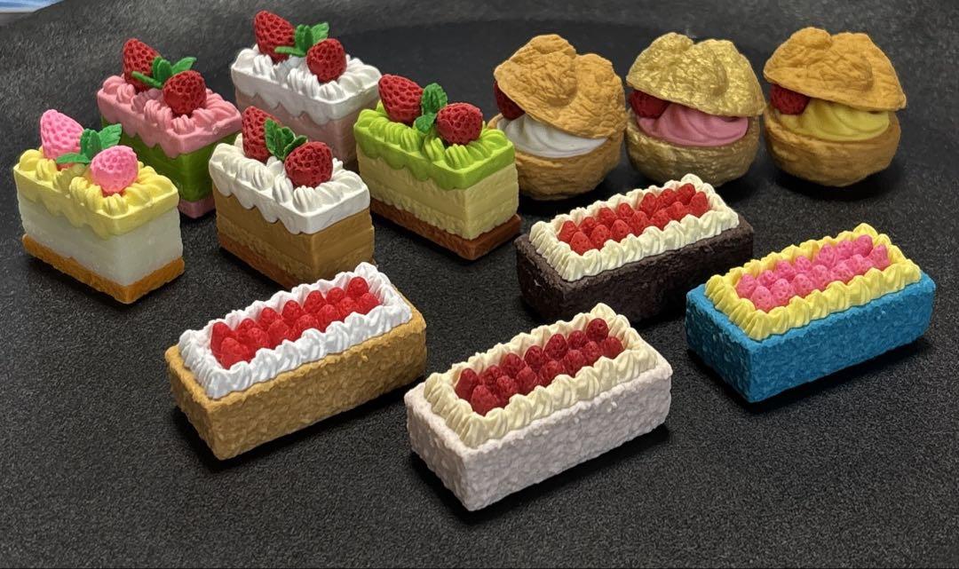 イワコー おもしろ消しゴム レアカラー 消しゴム【ケーキ①】