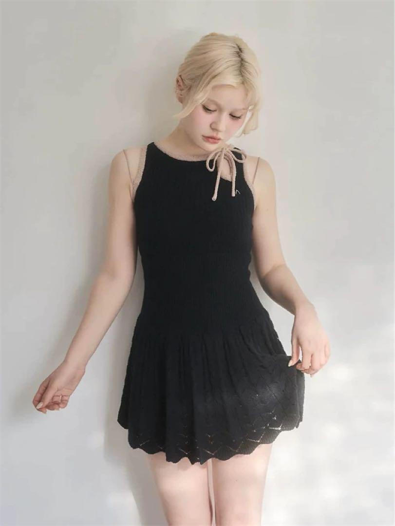 ワンピース ANDMARY Julie cable mini dress
