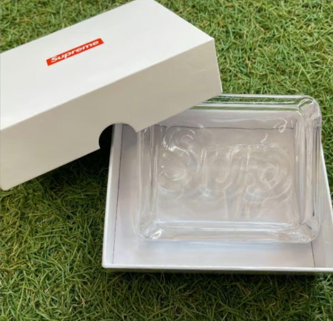 新品未開封 20ss Supreme Glass Ashtray アッシュトレー