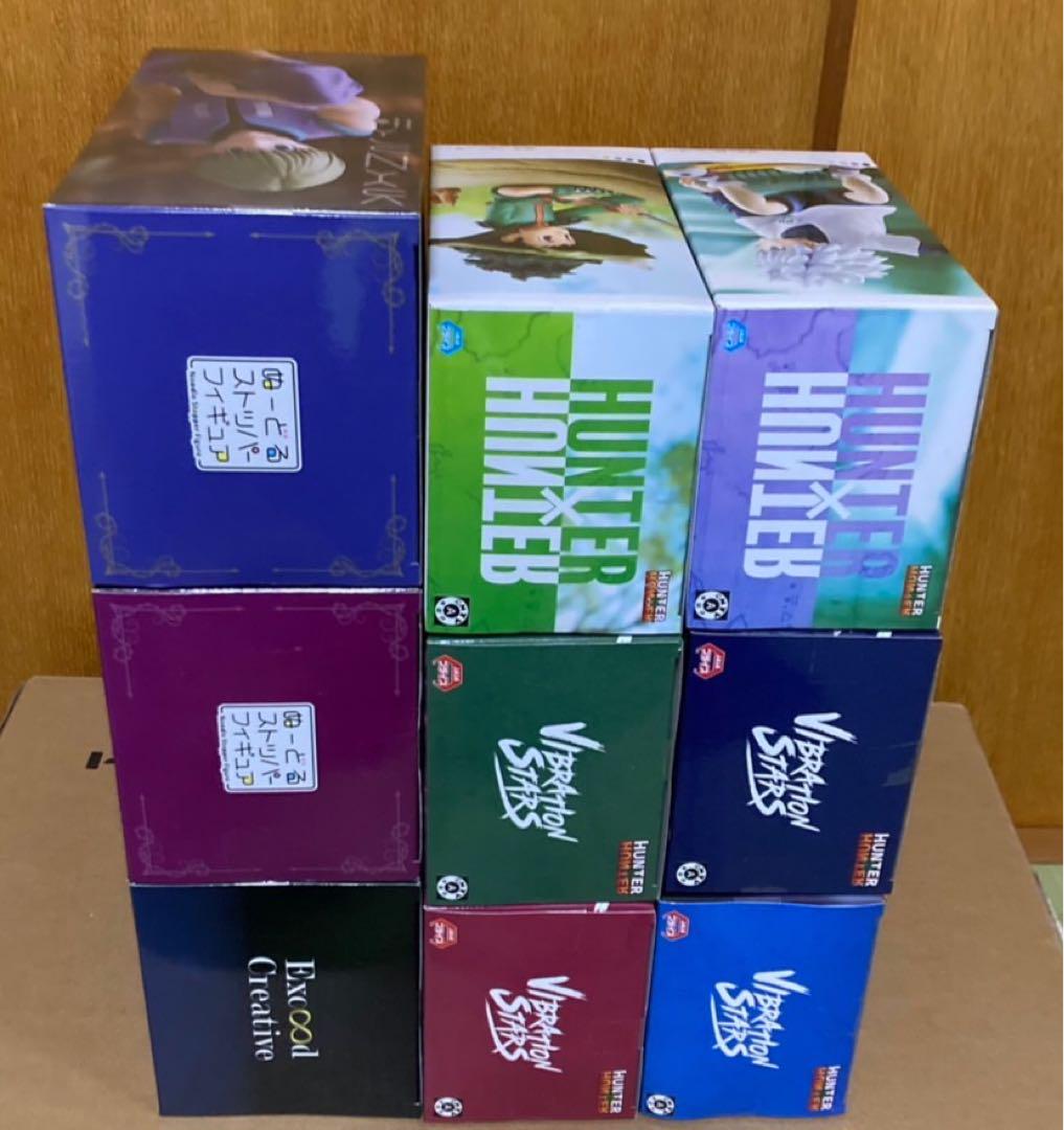 9体セット　プライズ　フィギュア　まとめ売り　HUNTER×HUNTER　他 HUNTER×HUNTER プライズフィギュア まとめ売り 9種詰め合わせ