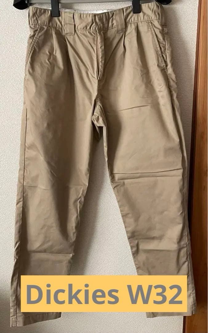 Dickiesチノパン ベージュ 2タック W32