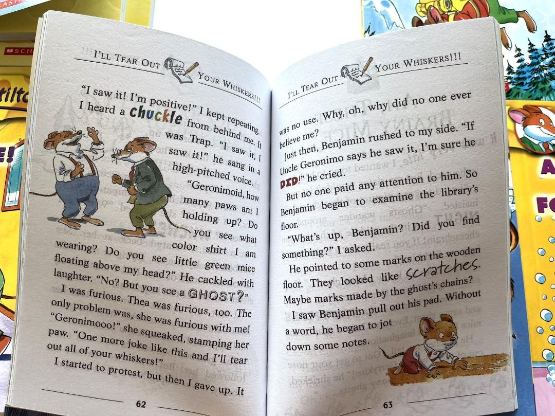 2025年のクリスマスの特別な衣装 Stilton絵本10冊 Geronimo 全冊音源 新品 マイヤペン対応 絵本・児童書
