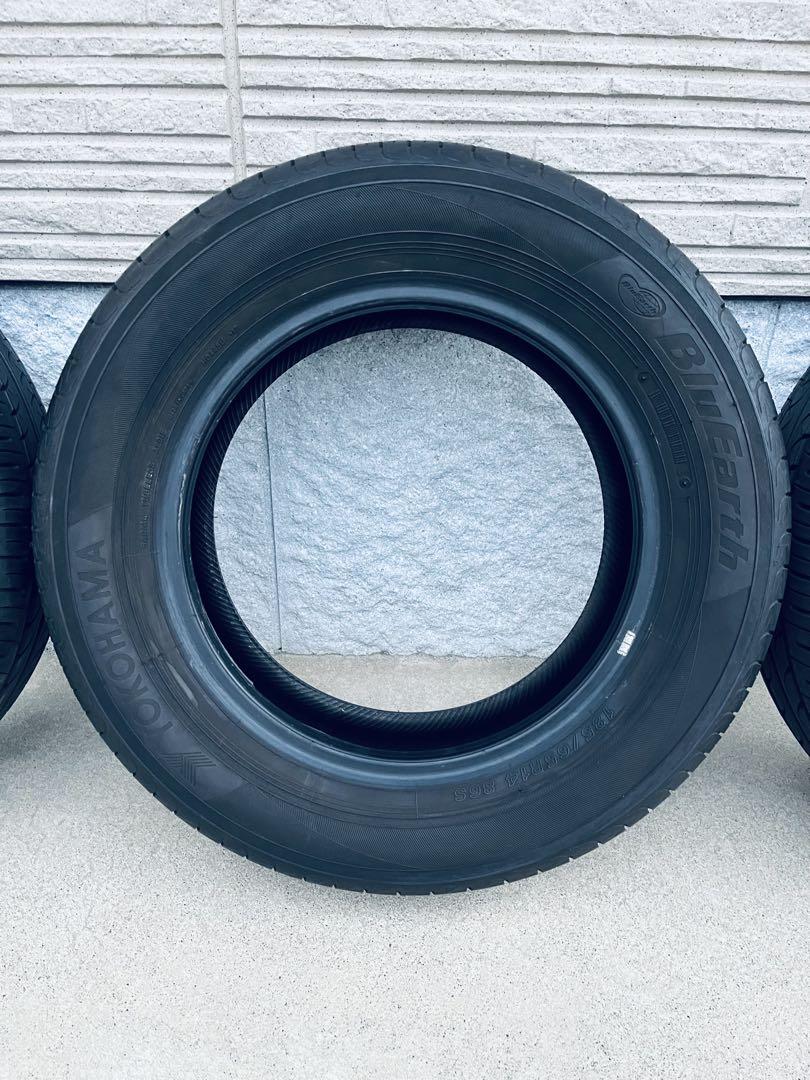 【送料込】バリ溝 185/65R14 ヨコハマ ブルーアース 2018年製