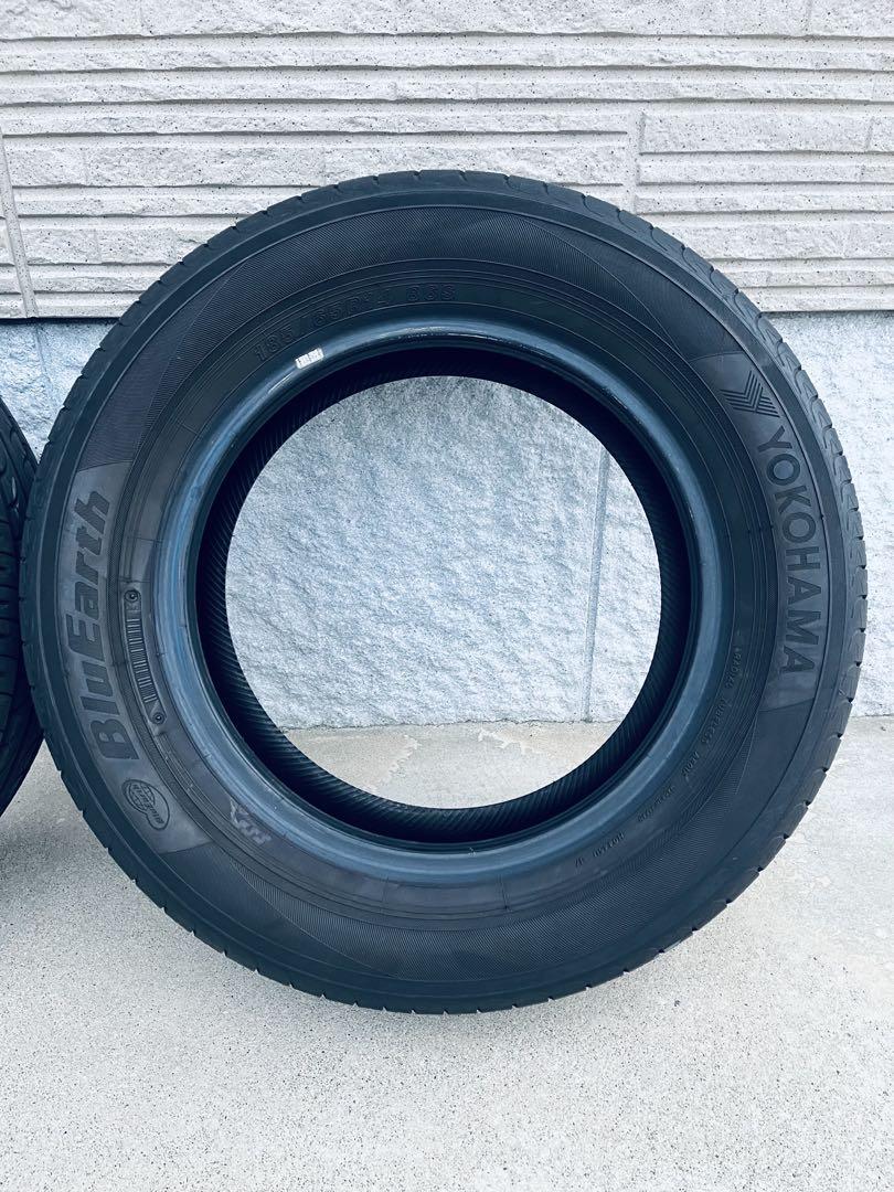 【送料込】バリ溝 185/65R14 ヨコハマ ブルーアース 2018年製