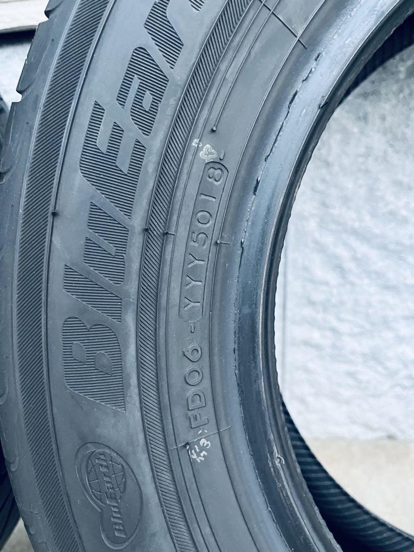 【送料込】バリ溝 185/65R14 ヨコハマ ブルーアース 2018年製
