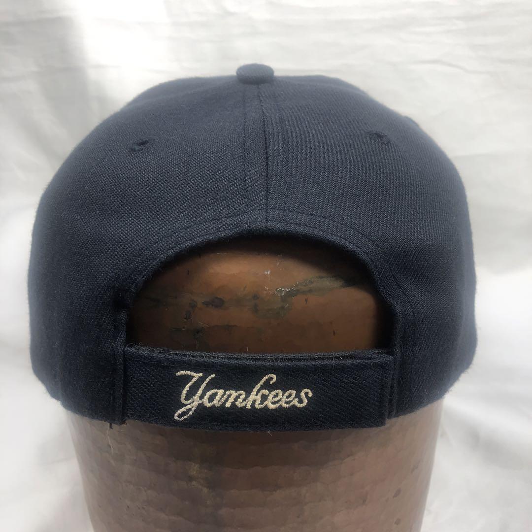 DEADSTOCK　90s ヤンキース キャップ　デッドストック ネイビー　紺