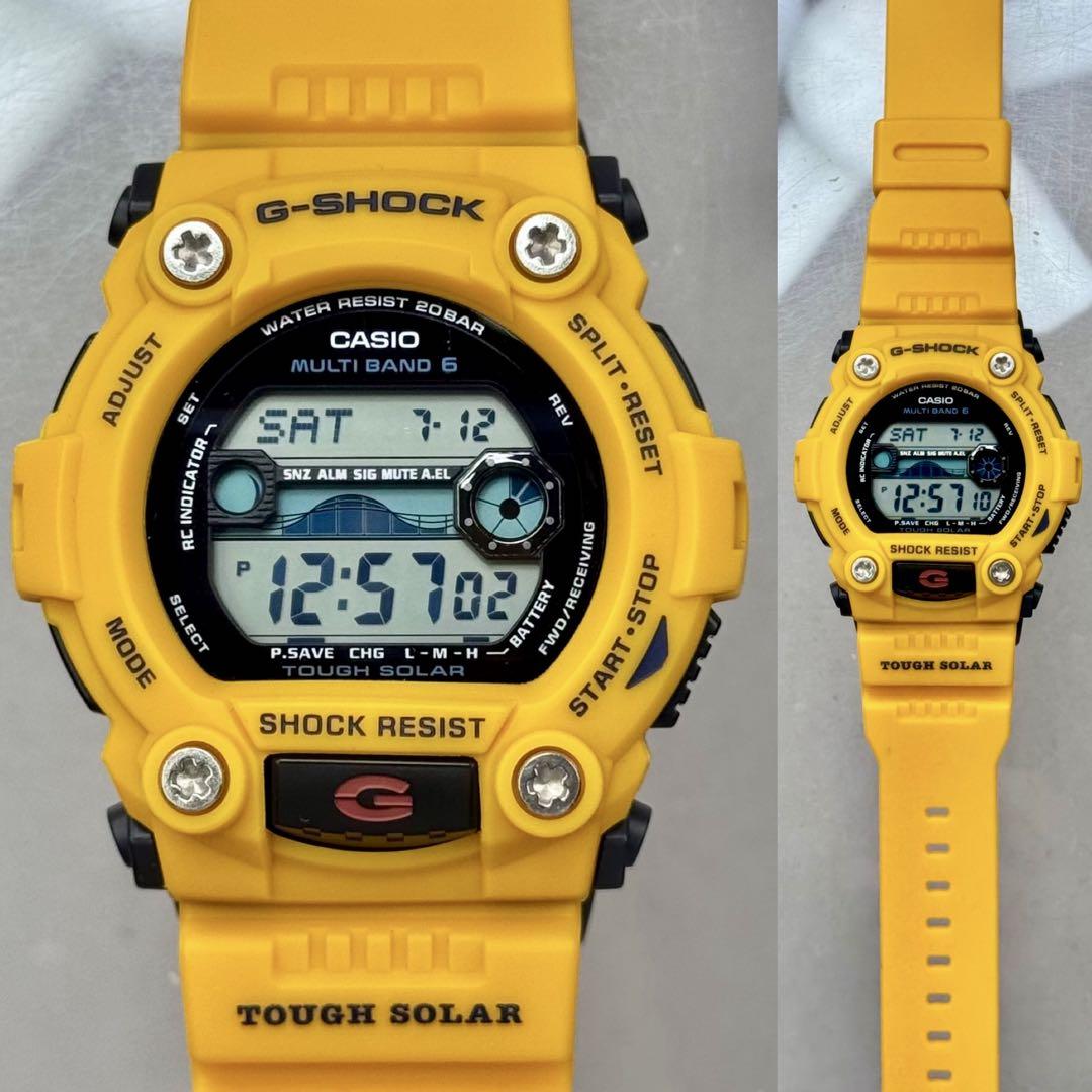 極美品 希少 G-SHOCK GW-7900CD 電波ソーラー イエロー - メルカリ