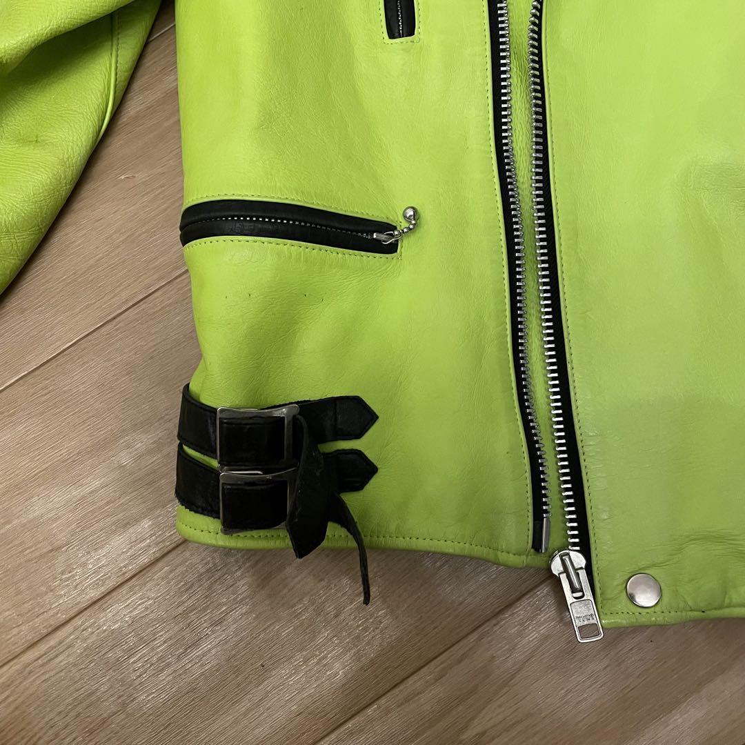さらに値下げ】RALEIGH ライダース 蛍光グリーンXS メンズ