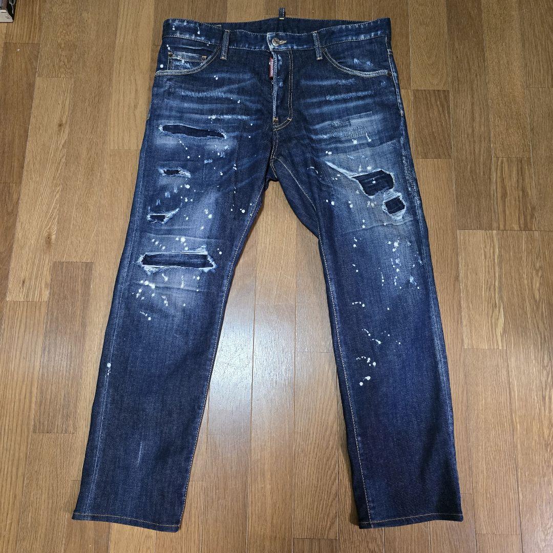 Yu 美品 DSQUARED2 Super Twinky 極細スキニー DSQUARED2 ディースクエアード S71LB1392 Medium Kinky Wash