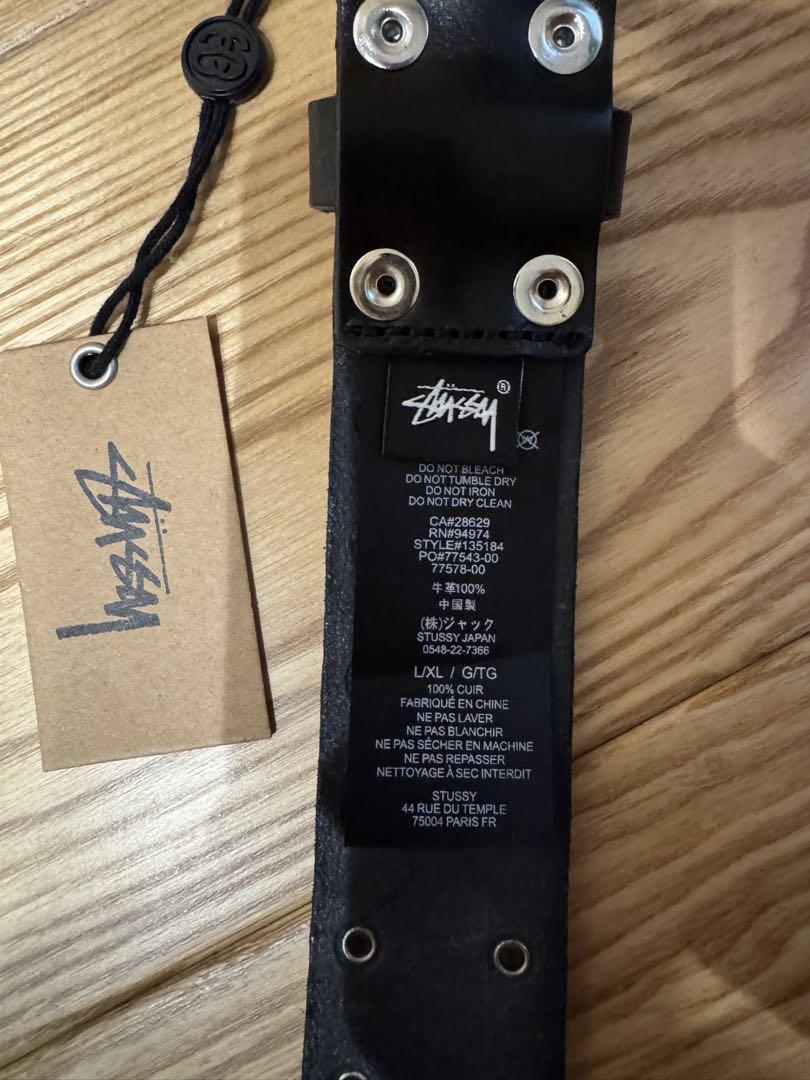 ステューシー スタッヅベルト　Stussy 8 BALL STUDDED