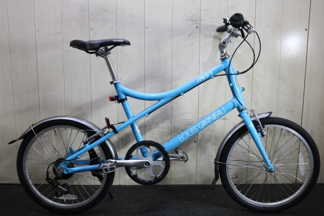 ルイガノLGS-MV1 20インチ シマノ7速 410mm minivelo 青 - メルカリ