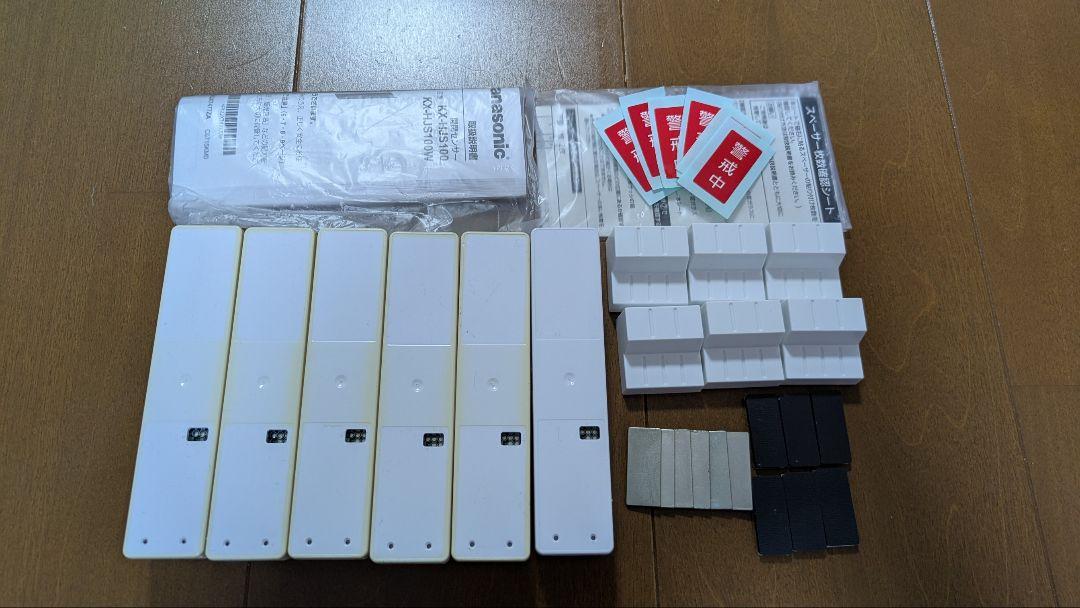 パナソニック 開閉センサー KX-HJS100W 6個