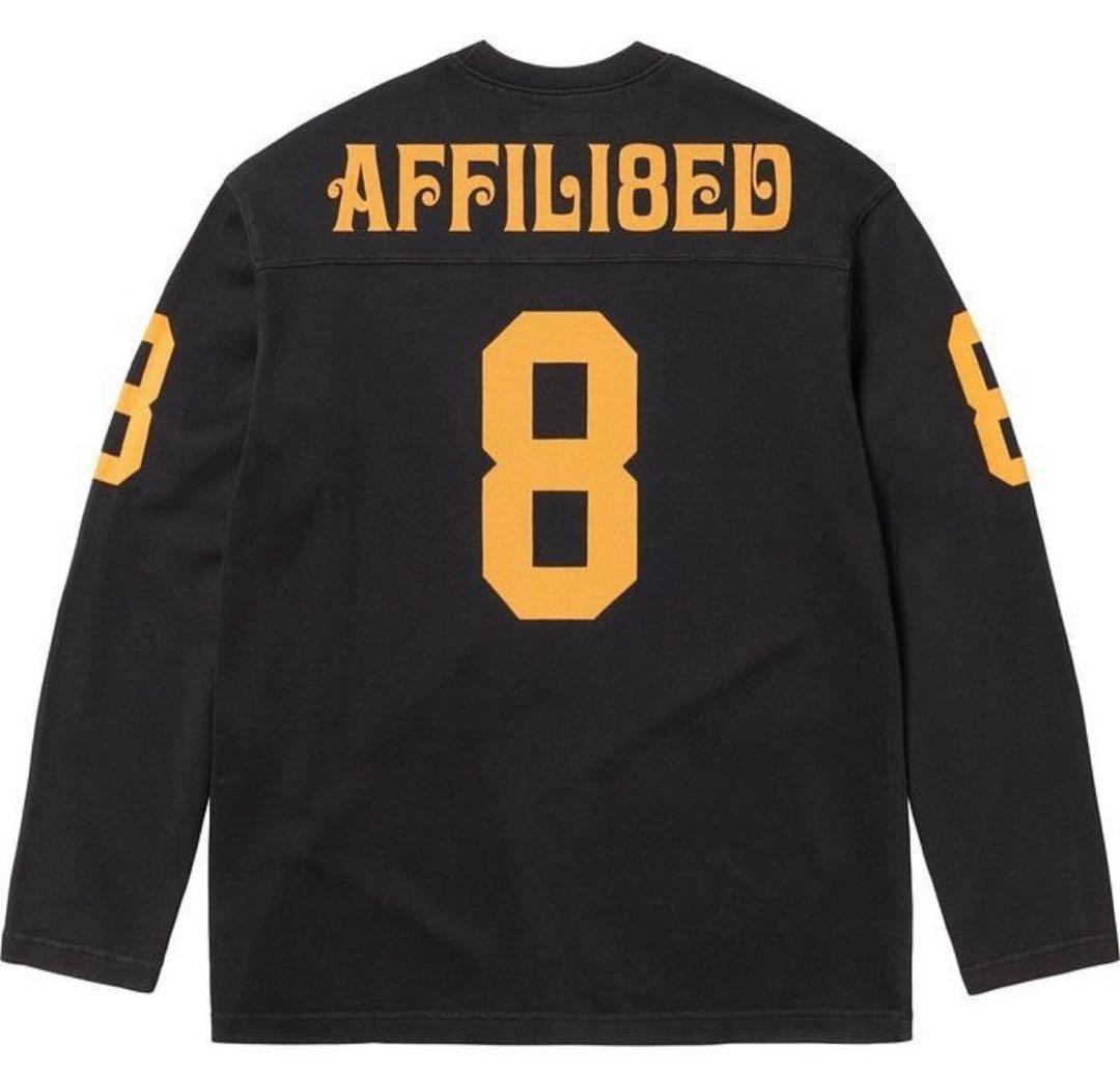 Supreme Affiliated L/S Football Top BLK