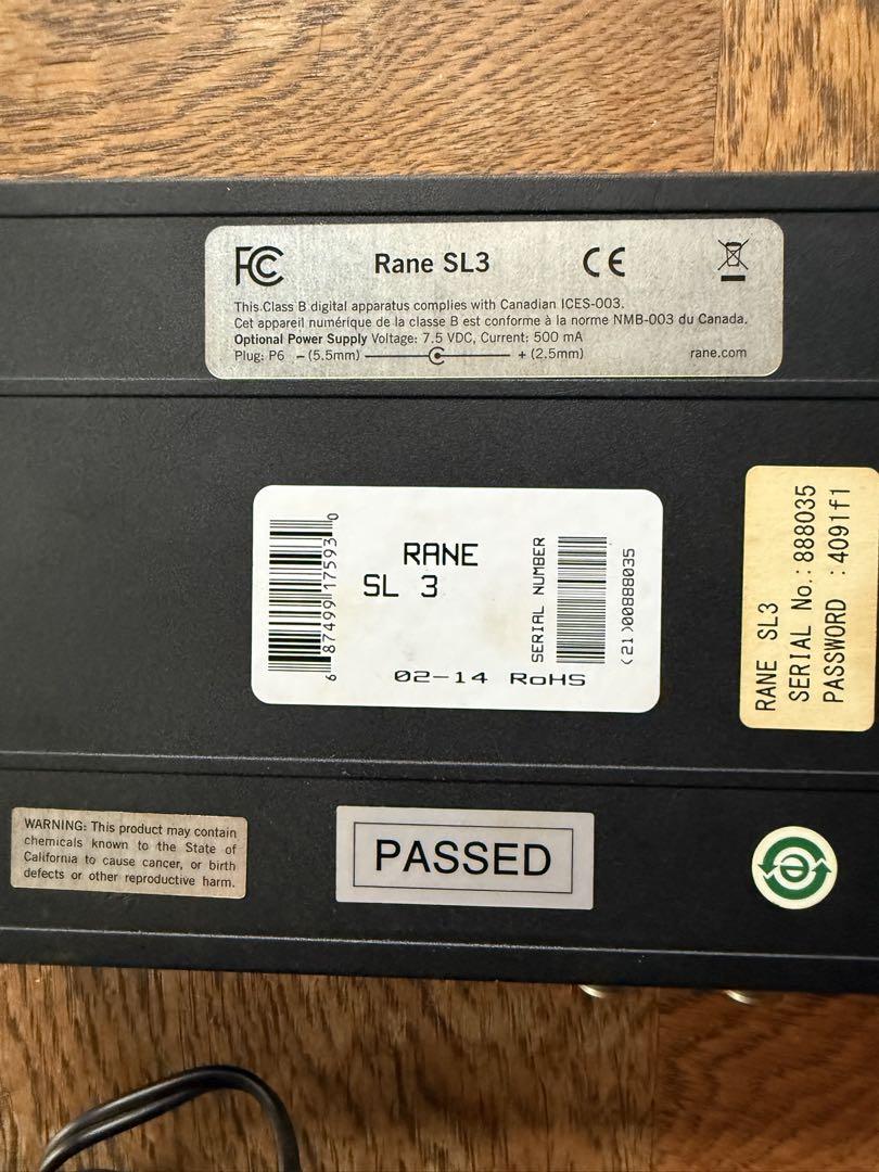 Rane SL3 オーディオインターフェイス