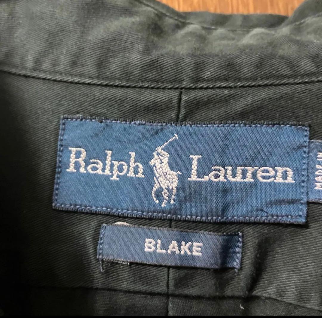 ヴィンテージRalph Lauren Blake 90s黒色長袖シャツ