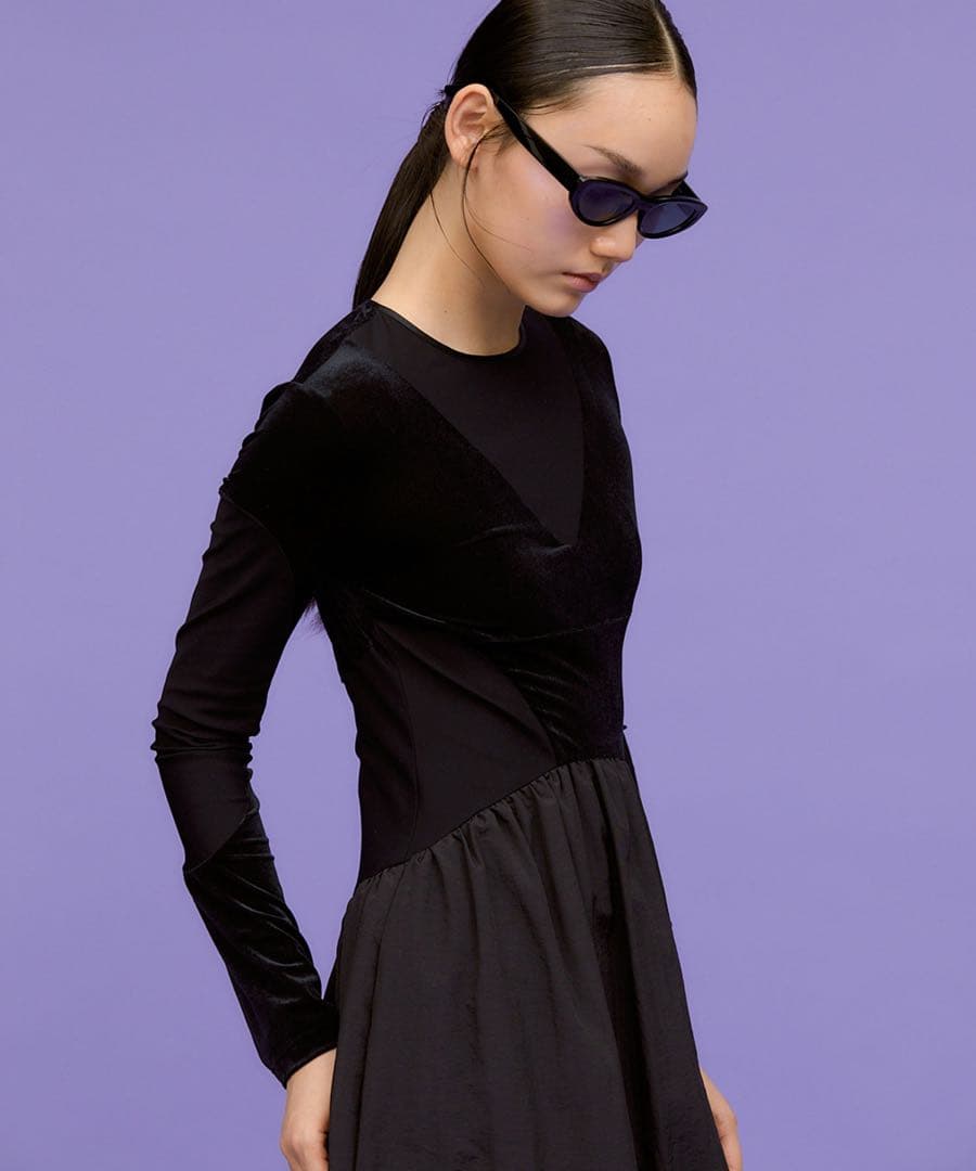 VELOR SWITCHING GATHER DRESS SIZE THINGS THAT MATTER WWW_DECORATOM_COM_BR