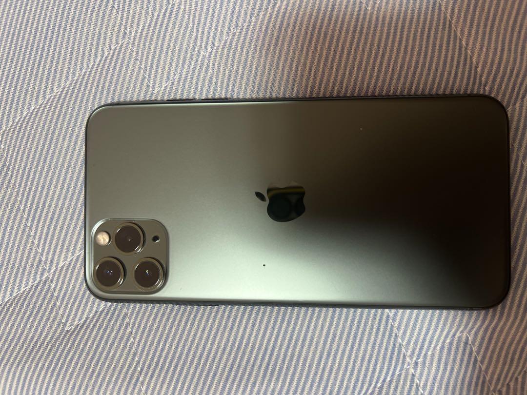 iPhone 11 Pro Maxミッドナイトグリーン 256GB 本体+箱 箱あり♪iPhone 11 Pro Max 256GB ミッドナイトグリーン