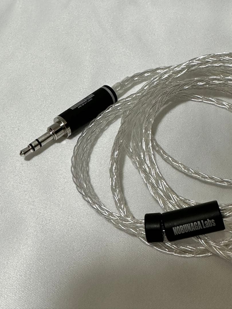 2022年5月新作下旬 イヤホンリケーブル NOBUNAGA Labs SILVER 風神