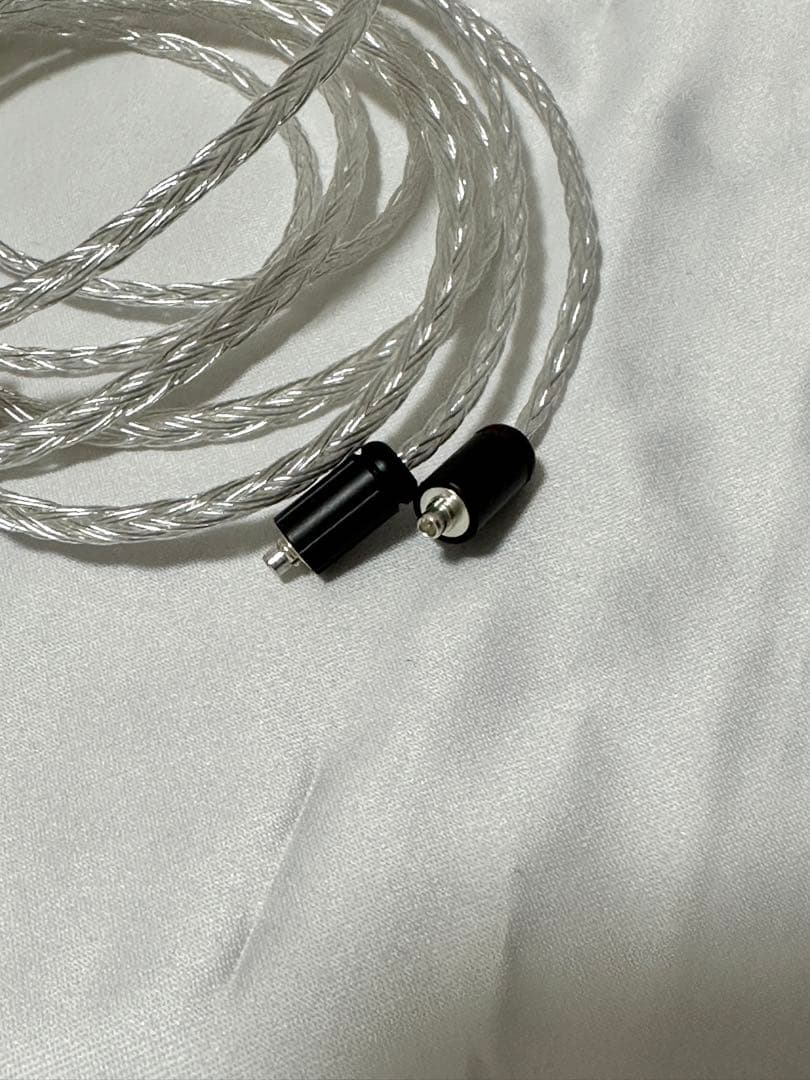 中古美品】イヤホンリケーブル NOBUNAGA Labs SILVER 風神 格安新品