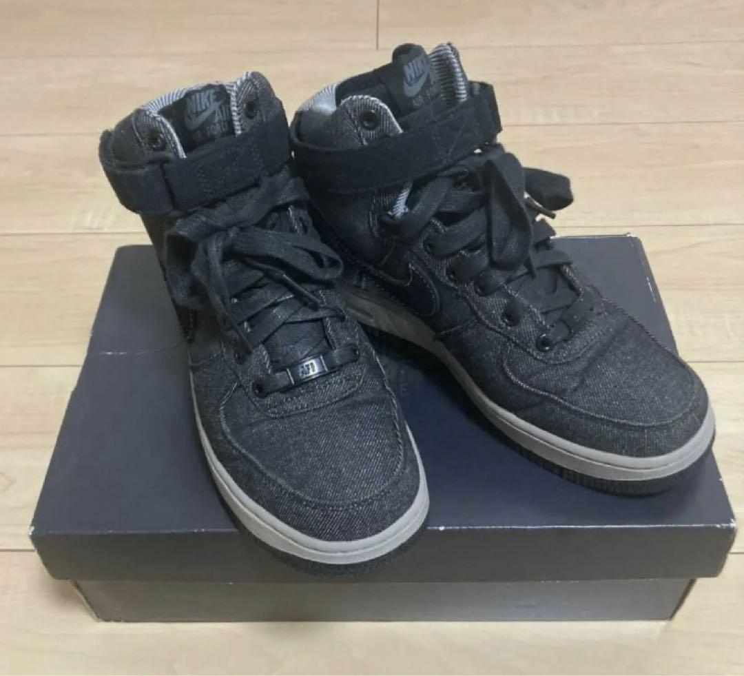NIKE WMNS AIR FORCE1 HI SE DENIM 23.5