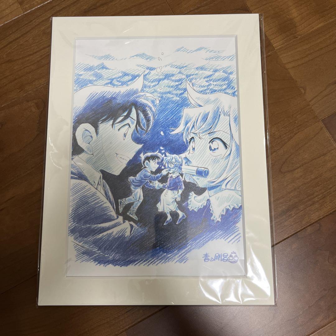 名探偵コナン 黒鉄の魚影 青山剛昌先生 描き下ろし複製原画 新品未開封 名探偵コナン 黒鉄の魚影 描き下ろし複製原画 - その他正規 品