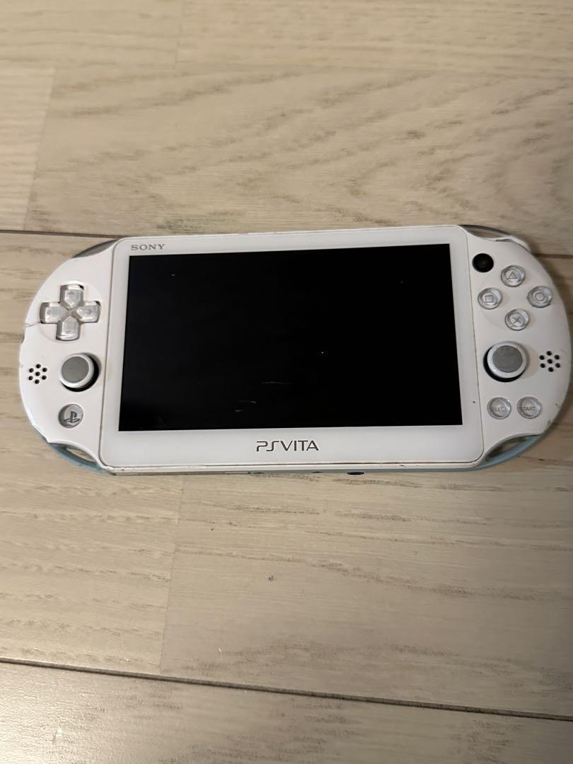 【ジャンク】psvita 2000 ヴィータ　本体　水色×ホワイト Amazon | PlayStation Vita Wi-Fiモデル ライトブルー/ホワイト