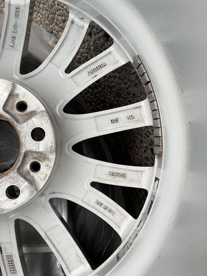 BMW5 18インチホイールセット DUNLOPタイヤ　LE MANS 送料込