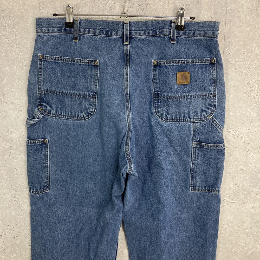 カーハート　ペインターパンツ　ブルーデニム　ジーンズ　ビックサイズW38 L30 カーハート ペインターパンツ ブルーデニム ジーンズ