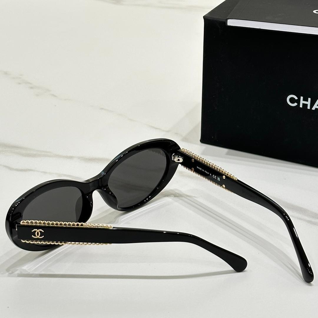 CHANEL ブラック サングラス ケース付き - メルカリ