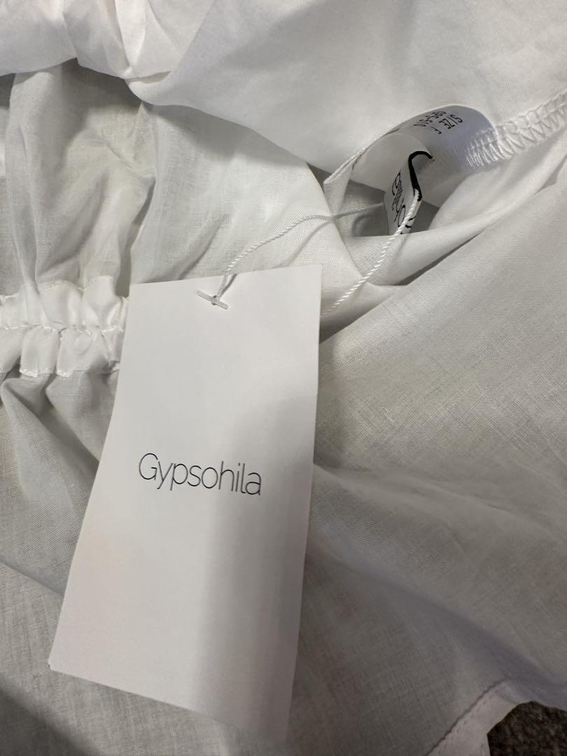 sale新品gypsohila ジプソフィア ボリュームスリーブギャザー