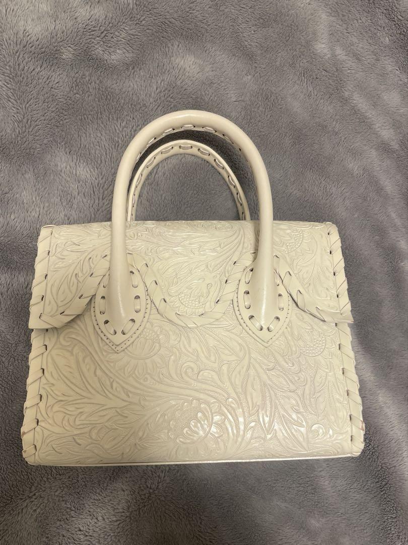 【美品】GRACECONTINENTAL カービングバッグ　袋付き