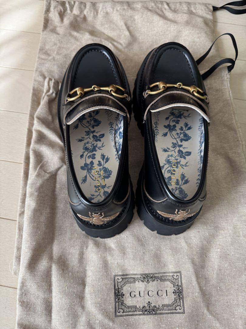 GUCCI ブラック ローファー 35 1/2