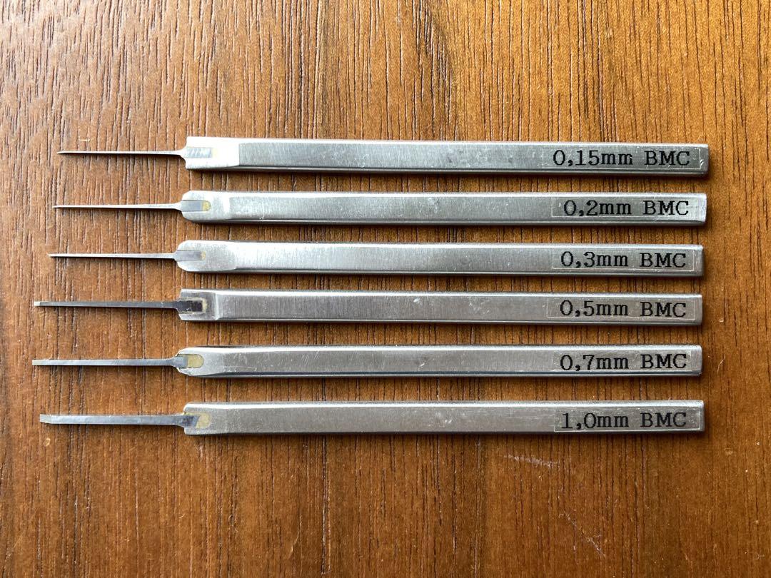 スジボリ堂　BMCタガネ 6本セット