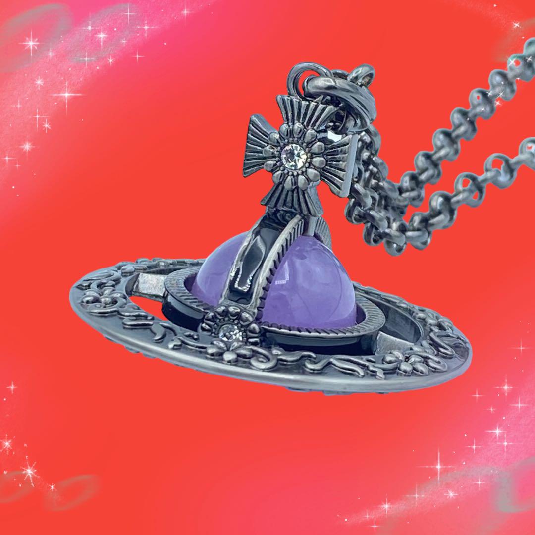 《超美品》 ヴィヴィアンウエストウッド ビッグオーブ ネックレス