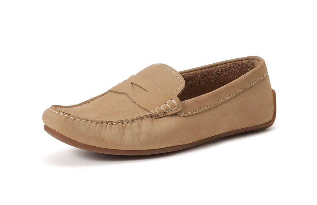 クラークス 牛革ヌバックローファー ドライビングシューズ 25.5～26cm