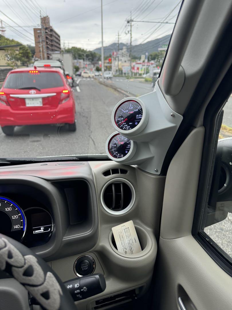 DA17W DA17V Aピラー用追加ツインメーターホルダー　3Dプリント品