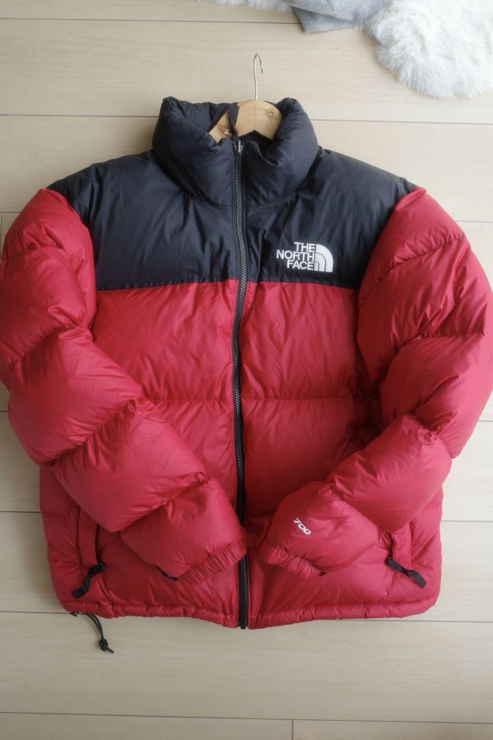 THE NORTH FACE ダウンジャケット M 赤/黒 THE NORTH FACE ダウンジャケット メンズM 赤/黒