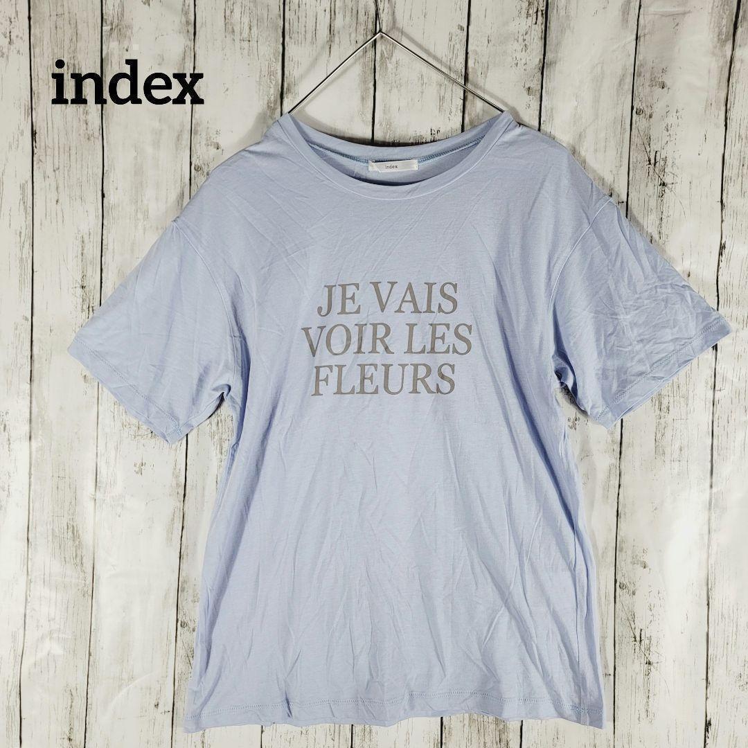 インデックス【S】半袖 クルーネック コットン Tシャツ かわいい おしゃれ