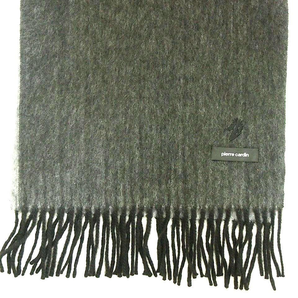 【カシミヤ100%★美品】pierre cardin　バイカラー　マフラー