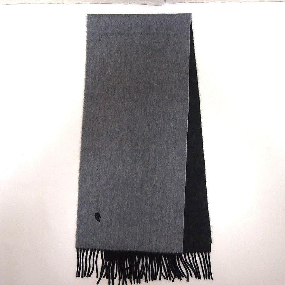 【カシミヤ100%★美品】pierre cardin　バイカラー　マフラー