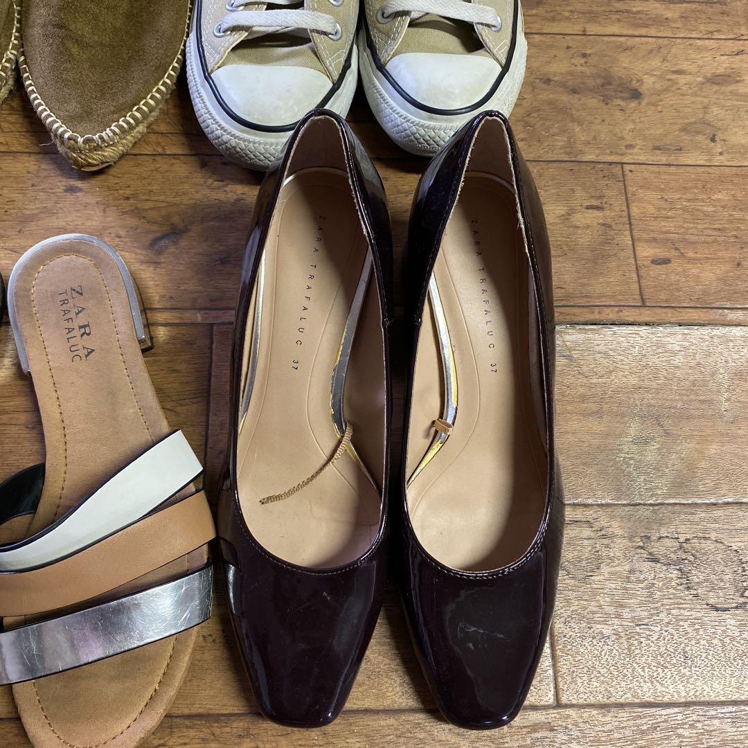 セット販売！ZARA&コンバース計9点レディース靴 セット販売！ZARA&コンバース計9点レディース靴