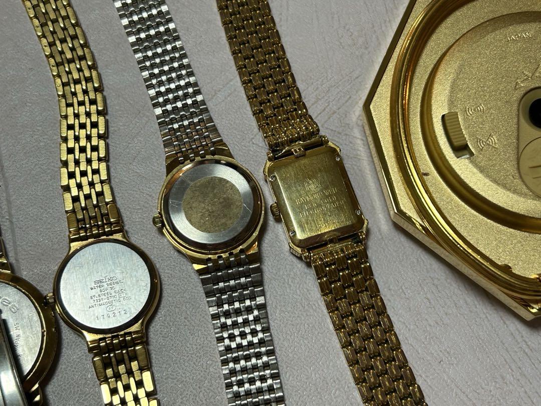 時計　まとめ　ゴールド シルバー 中古品