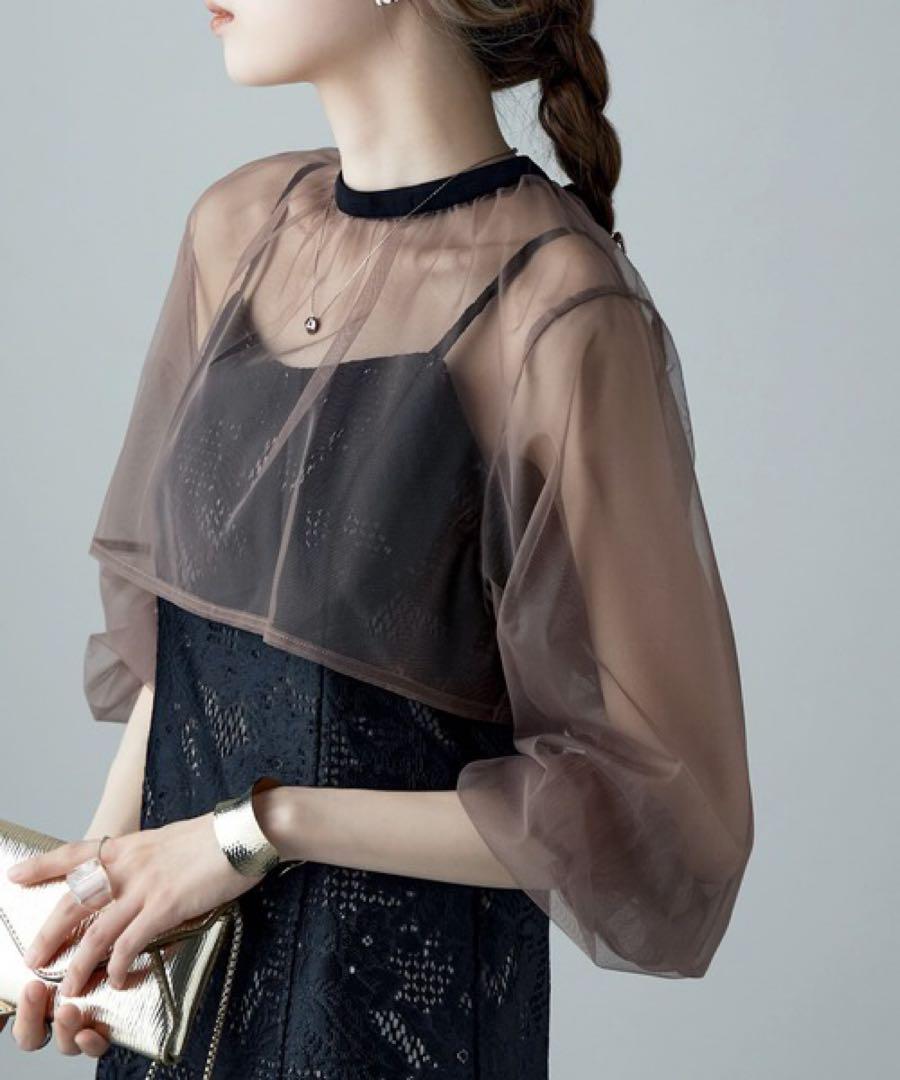 ★新品★ ドリードール　3wayシフォンボレロ&レースキャミドレス