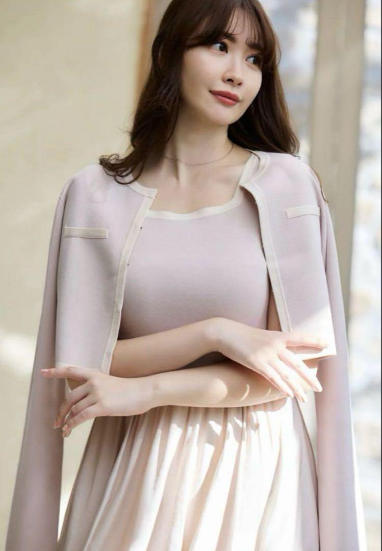 Herlipto Bicolor Knit Dress Set M 正規品