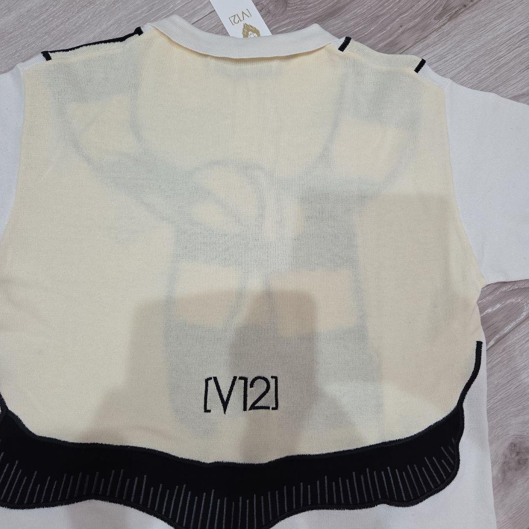 V TWELVE FAKE PRD POLO L ホワイト