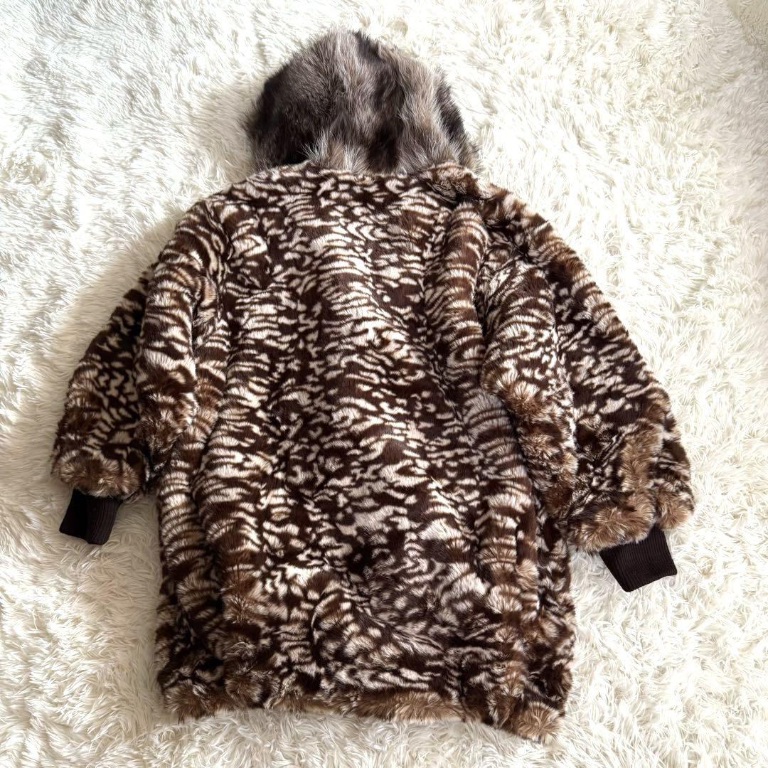 【希少】YVES SAINT LAUREN フェイクファー コート