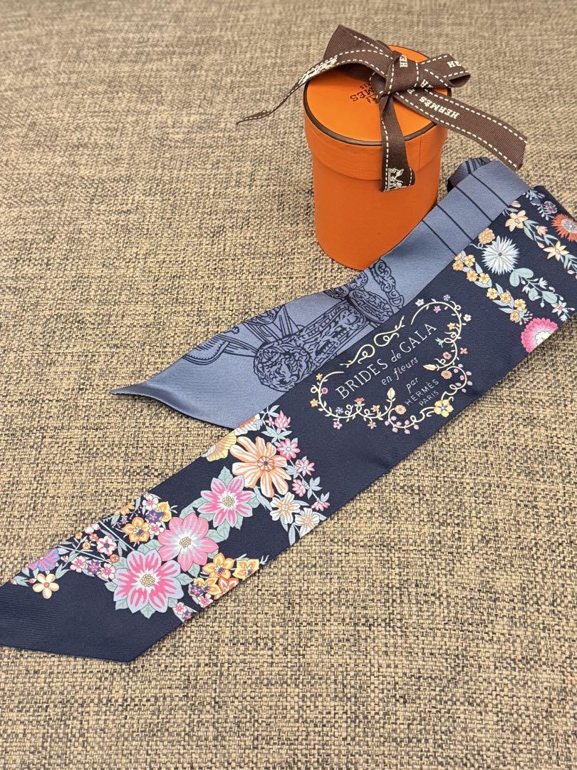 2025春夏新品 エルメス ツイリー 花柄 ブリッド ドゥ ガラ